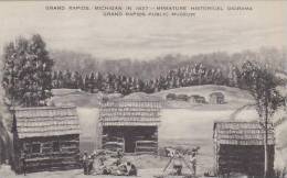Michigan Grand Rapids Michigan In 1827 Miniature Historical Diorama Grand Rapids Public Museum Artvue - Grand Rapids