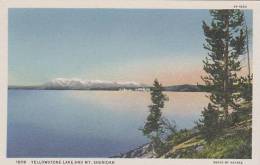 Wyoming Yellowstone National Park Yellowstone Lake And Mt Sheridan - Yellowstone