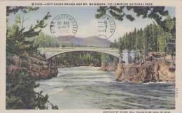 Wyoming Yellowstone National Park Chittenden Bridge And Mt Washburn - Yellowstone