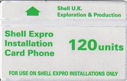 UK, CUR003, 120 Units, Shell Expro, 2 Scans.   (Cn : 348B). - Piattaforme Petrolifere