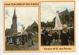 REF 111  -  CPM Chateauneuf Du Faou Pardon De Notre Dame Des Portes - Châteauneuf-du-Faou