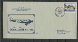 South Africa 1985 Cover Special Cancel SAASAL Airways Service - Lettres & Documents