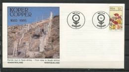 South Africa 1985 Cover Special Cancel Koper Copper  First Mine Namakwaland - Lettres & Documents
