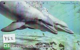 Télécarte Japon * DAUPHIN * DOLPHIN (782) Japan Phonecard * DELPHIN * GOLFINO * DOLFIJN * - Delfines