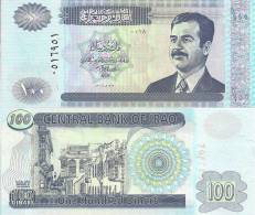 Iraq P87, 100 Dinar, Saddam Hussein / Shenashils (windows) Of Old Bagdad - Irak