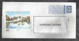 ENTIER POSTAL  PAP PRET A POSTER  LA FLECHE SARTHE 72 LE LOIR - Bigewerkte Envelop  (voor 1995)