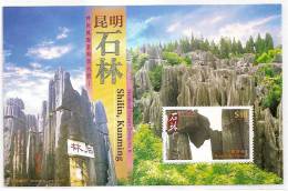 Hong Kong 2007 China Mainland Scenery-Shilin, Kunming S/s Mount Geology Rock Natural Heritage - Nuovi