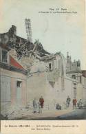 02  SOISSONS LA RUE SAINT REMY BOMBARDEMENT EDITION COURCIER COULEUR - Soissons