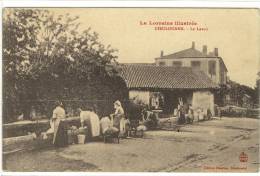 Carte Postale Ancienne Dieulouard - Le Lavoir - Métiers, Laveuses, Lavandières - Dieulouard