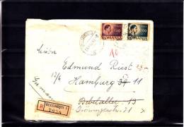 Roumanie - Lettre Recommandée De 1946 - Cartas & Documentos