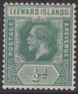 LEEWARD IS KEVII 1912 1/2d SG 47a HM XZ215 - Leeward  Islands