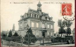 78--YVELINES--MAISONS LAFFITTE   HOTEL DE VILLE        ECRITE‹(•¿• )› - Maisons-Laffitte