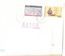 2 Timbres D'Andorre  (devant D´enveloppe) - Covers & Documents