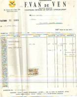 Bruxelles - 1956 - Etablissements F. Van De Ven S.A. - Créateurs-éditeurs De Textiles - Kleidung & Textil