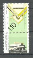 Bale1037-I - ISRAEL . 1990. ARCHITECTURE Fluorescent Paper , Philex/Michel  1174  MNH/postfrisch - Nuovi (con Tab)