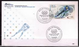 ALLEMAGNE  FDC  Cachet   Berlin     7-2-2002  Jo 2002  Patinage De Vitesse - Kunstschaatsen