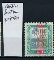 1978 -  Italia - Italy -  Catg. Sass. 1054Aa  Alto Valore L.3000 Siracusana Spostata  - Used - (H24022013....) - Variétés Et Curiosités