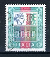 1978 -  Italia - Italy -  Catg. Sass. 1054Aa  Alto Valore L.3000 Siracusana Spostata - Used - (H24022013....) - Varietà E Curiosità