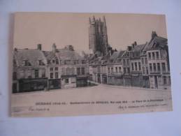 EL- GUERRE 1914-15..BOMBARDEMENTS ..PLACE DE LA REPUBLIQUE. - Bergues