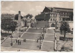 CPSM MARSEILLE, ESCALIER MONUMENTAL ET GARE SAINT CHARLES, BOUCHES DU RHONE 13 - Estación, Belle De Mai, Plombières