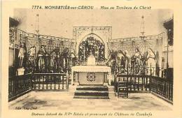 DEPTS DIV- Tarn - Ref -F899 -monesties Sur Cerou - Mise Au Tombeau Du Christ -statues  - Carte Bon Etat - - Monesties