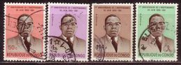 - CONGO - 1961 - YT N° 433 / 436 - Oblitérés - Used Stamps