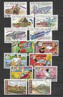 ROMANIA 1992-1993 - 14 DIFFERENT - USED OBLITERE GESTEMPELT USADOS - Used Stamps