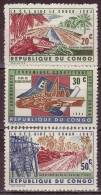 - CONGO - 1967 - YT N° 507 / 509  - ** - - Unused Stamps