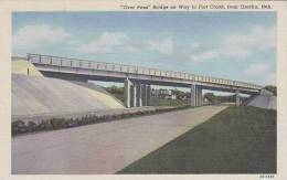 Nebraska Omaha Bridge On Way To Fort Crook Over Pass - Omaha
