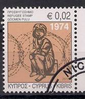 2013  Zypern Mi. 14 Used  Refugee Stamp - Oblitérés