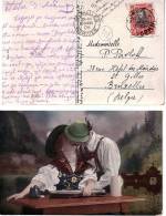 Post Card – Travel    1908  Sofia - Bruxelles - Briefe U. Dokumente