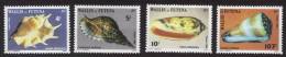 WALLIS Et FUTUNA 1986 Lot Coquillages  Shell 337 - 338 - 339 - 342  Neuf  Sans  Charnière Cote 5,10  €uros - Nuevos