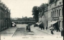 80--SOMME--ABBEVILLE    AVENUE DE LA GARE        ECRITE‹(•¿• )› - Abbeville