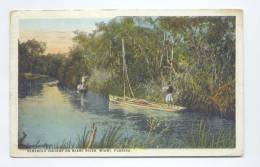 SEMINOLE INDIANS ON MIAMI RIVER   MIAMI FLORIDA 1926  2 SCANS - Miami