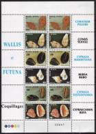 WALLIS Et FUTUNA 1987  BANDE PAIRE  Coquillages  Shell 360 à 365  Neuf  Sans  Charnière Cote 25,00  €uros - Unused Stamps