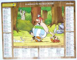CALENDRIER ALMANACH DES PTT 2007 - ASTERIX - UDERZO GOSCINNY - Agende & Calendari