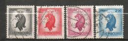 LUXEMBOURG   1945 N°360-64-65-66 - 1945 Lion Héraldique