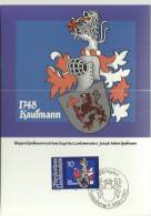 LIECHTENSTEIN MAXIMAS HERALDICA ESCUDO DE JOSEPH ANTON KAUFMANN - Sonstige & Ohne Zuordnung