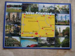 Jever Friesland - Map Karte      D98806 - Jever