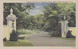 West Virginia White Sulphur Springs Gateway Entrance Court Greenbrier - Other & Unclassified