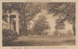 West Virginia Wheeling Oglebay Park Mansion Entrance And Lawn Albertype - Wheeling