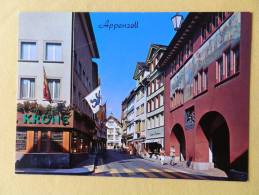 CH , Cpm  APPENZELL , Hauptgasse Mit Rathaus  , Nr.37962fb  (25) - Appenzell