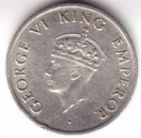 @Y@    BRITISH INDIA  1/4 Rupee  1946    (2273) - Inde