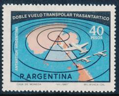 ARGENTINA ANTARTIDA 1967 Round Transantarctic Transpolar Flight 1v** - Voli Polari