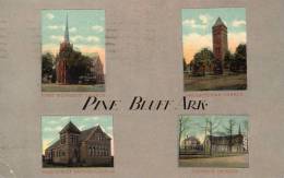 Pine Bluff Ar Old Postcard - Pine Bluff