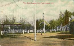 View Inside Fountain Ferry Park Louisville KY Old Postcard - Louisville