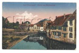 Bad Kreuznach  (Allemagne, Rhénanie-Palatinat) : Partie Am Mühtenfeich Im 1919 (lebendig). - Bad Kreuznach