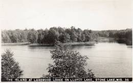 Stone Lake WI Old Real Photo Postcard - Andere & Zonder Classificatie