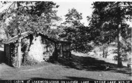 Stone Lake WI Old Real Photo Postcard - Altri & Non Classificati