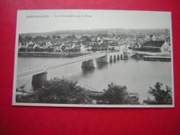 PETITE CPA  FORMAT : 13CM X 8CM  77 SAINT MAMMES  VUE D´ENSEMBLE SUR LA SEINE   NON VOYAGEE  CARTE EN BON ETAT - Saint Mammes